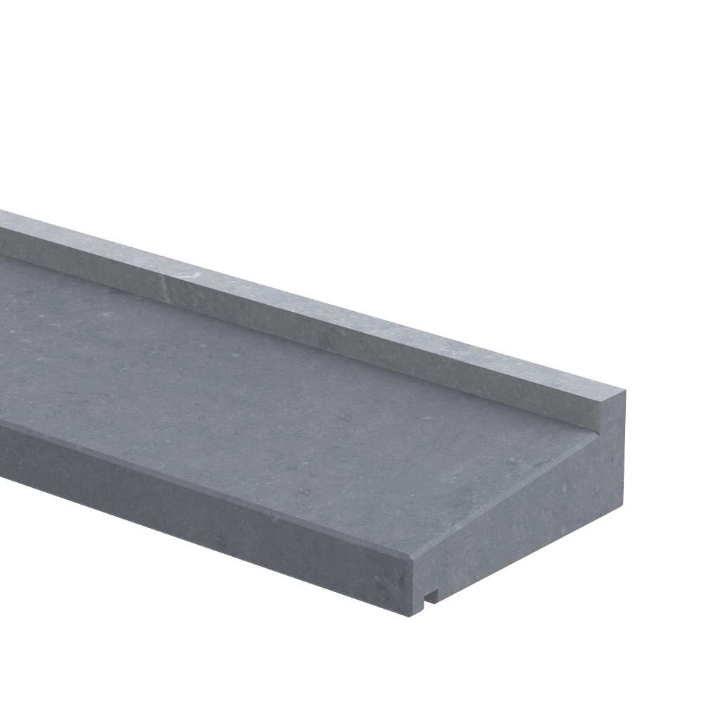 Raamdorpel Topper 160 x 60 mm Belgisch hardsteen (gezoet)