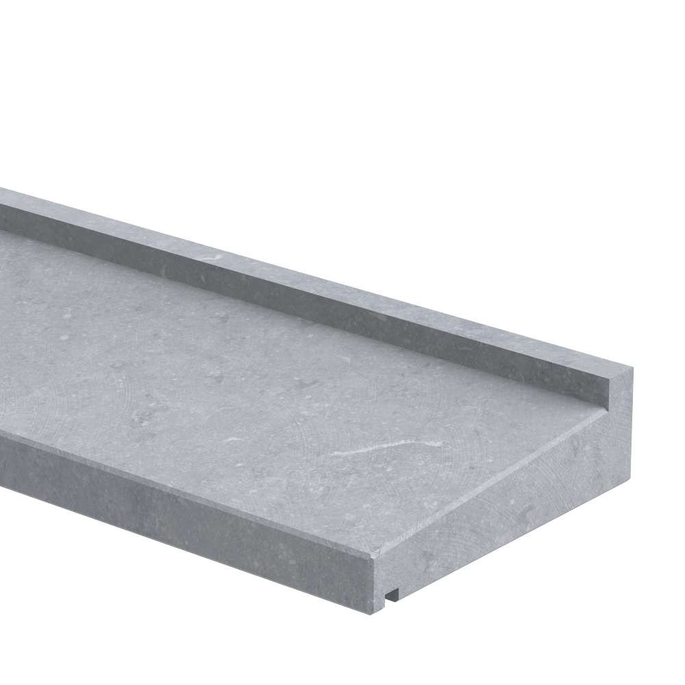 Raamdorpel Topper 200 x 60 mm Belgisch hardsteen (geschuurd)