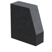 Aanzetsteen Roek 80 mm dik Nero Assoluto (gezoet)