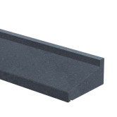 Raamdorpel Kwartel 160 x 80 mm Nero Assoluto (gezoet)