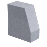 Aanzetsteen Roek 100 mm dik Belgisch hardsteen (geschuurd)