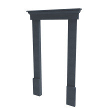 Deuromlijsting Doffer 30 mm Nero Assoluto (gezoet)