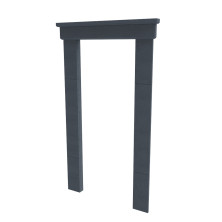 Deuromlijsting Kiwi 30 mm Nero Assoluto (gezoet)